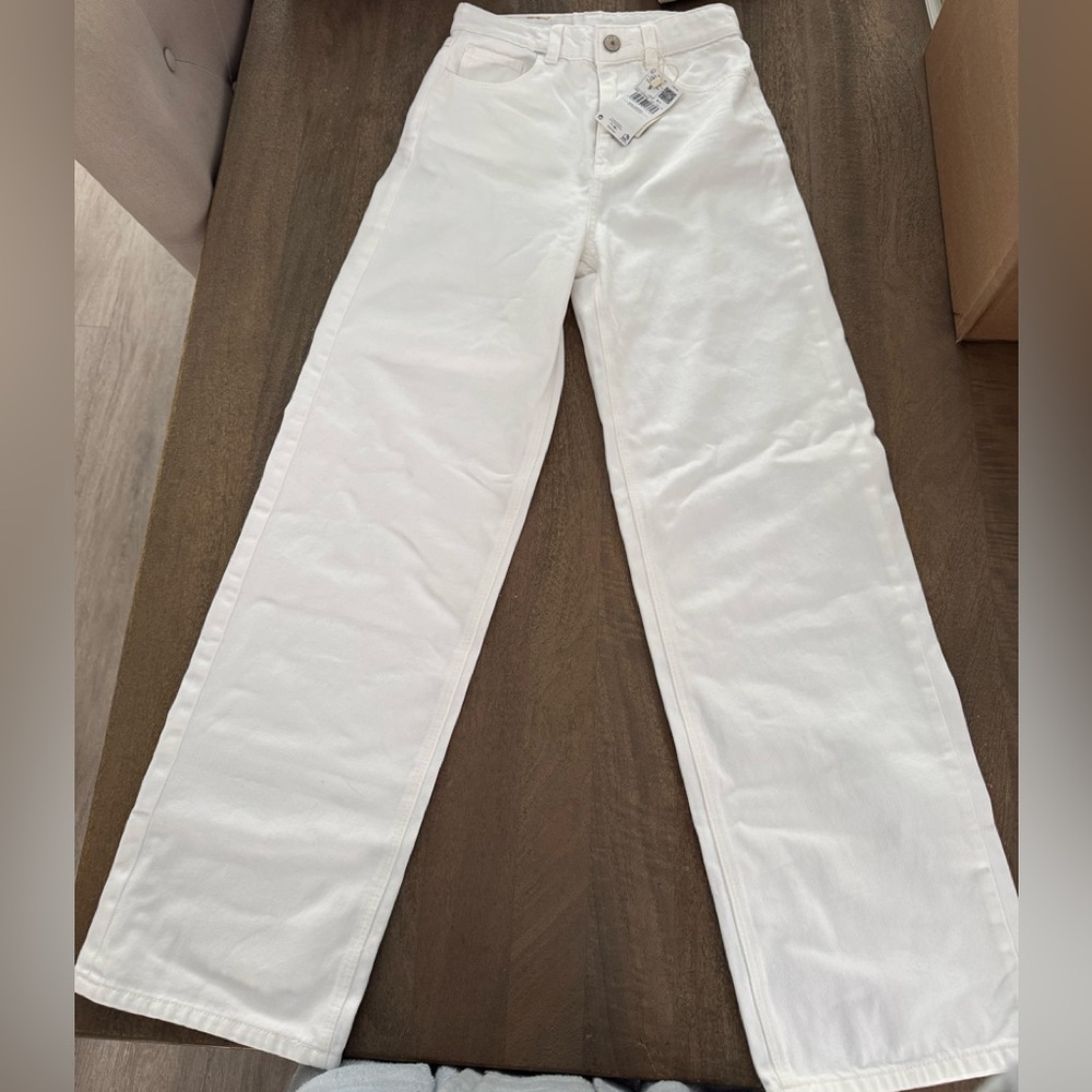 Mango Kids White Jeans